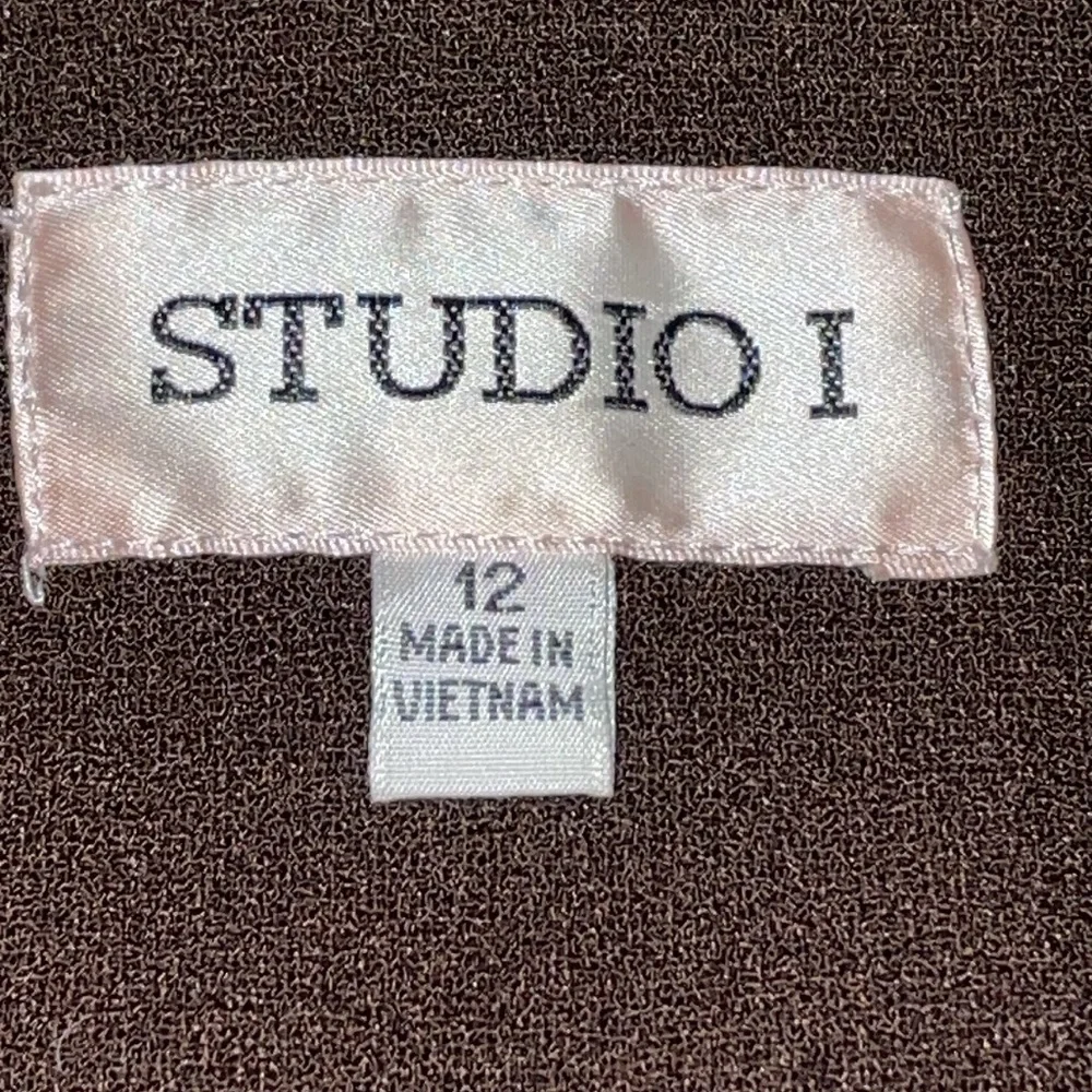 Lot of 2 Studio I brown blazers.  Size 12/12P.‎